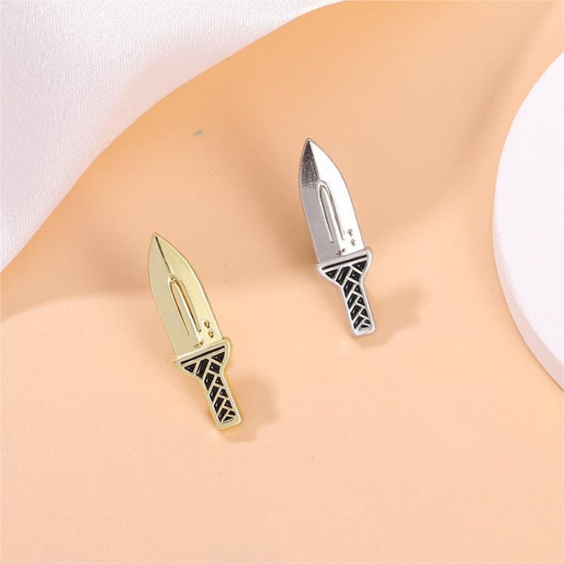 Edc Everyday Carry Knives - Broche en émail en alliage créatif,