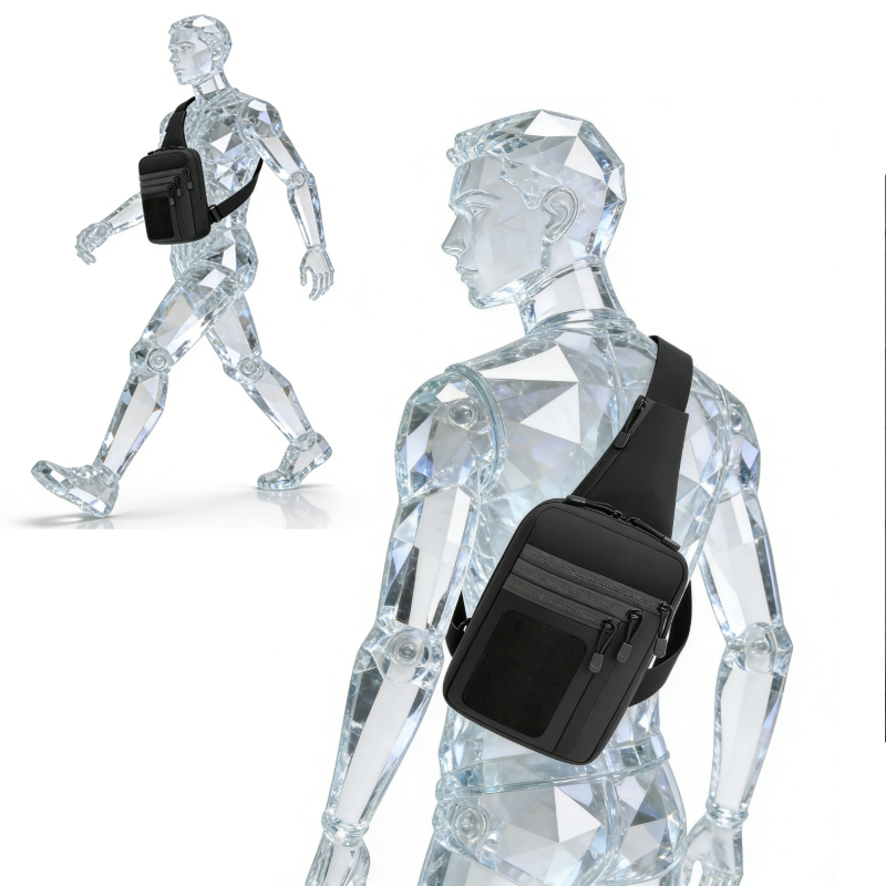 Edc Concealed Carry Sling Bag - Sac tactique pour pistolet, étui de