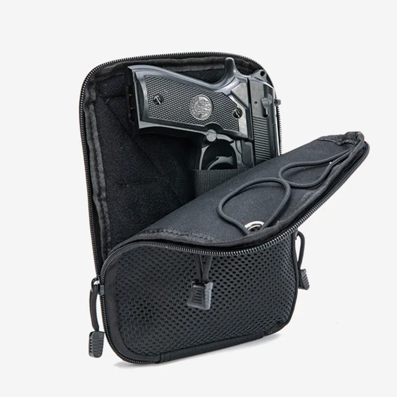 Edc Carry Fanny Pack - Étui tactique dissimulé Molle pour pistolet,