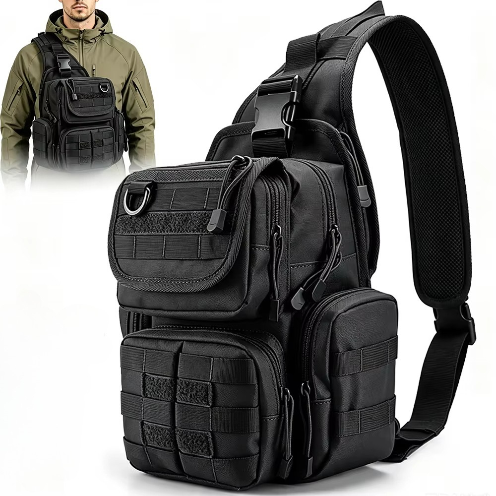 Edc Concealed Carry Sling Bag - Sac tactique pour pistolet, sac pour