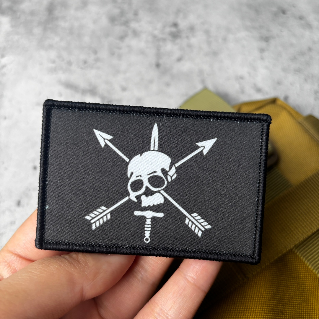 Edc Everyday Carry Knives - Patch tactique militaire à motif crâne