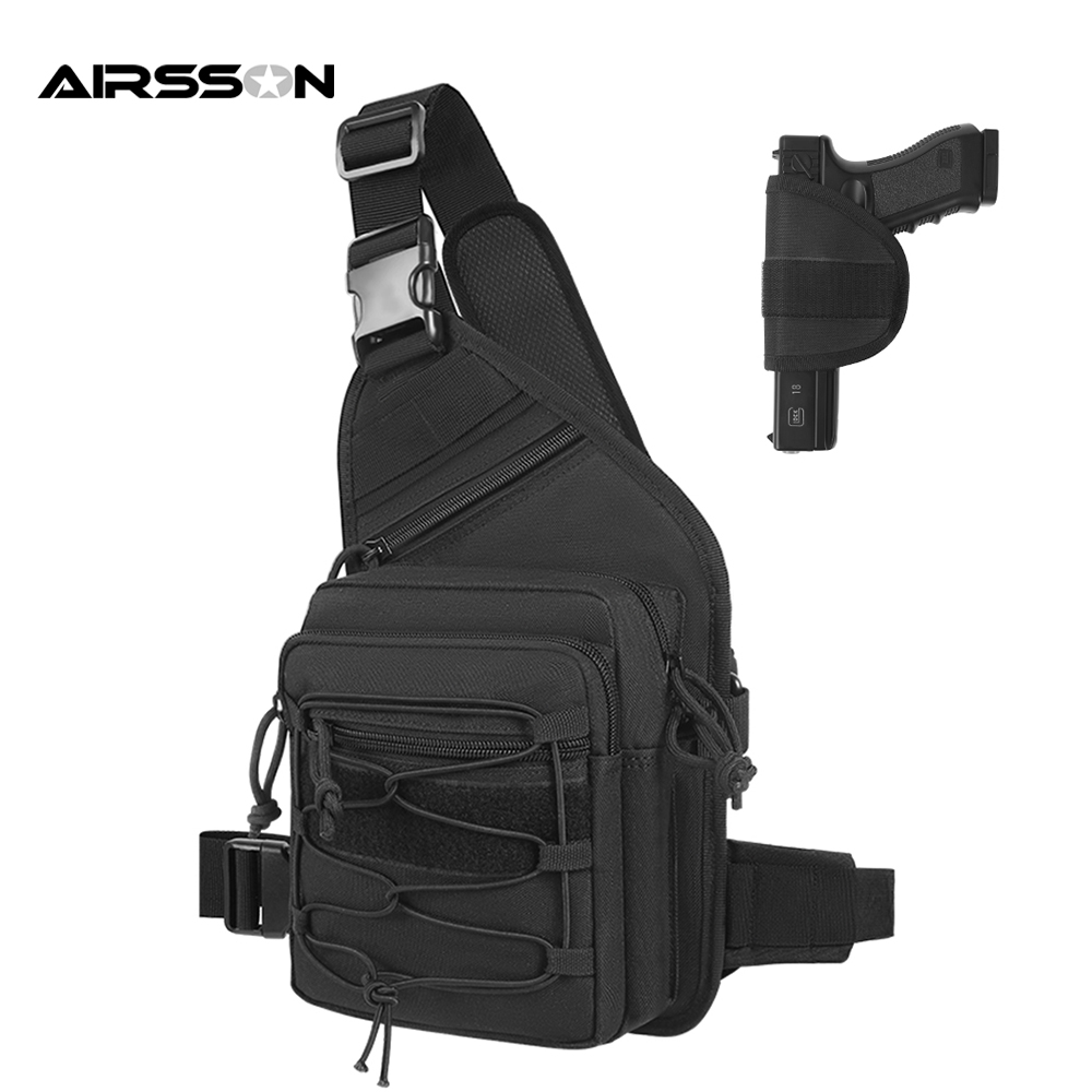 Sac étui pour pistolet d'extér - Edc Concealed Carry Sling Bag avis et prix
